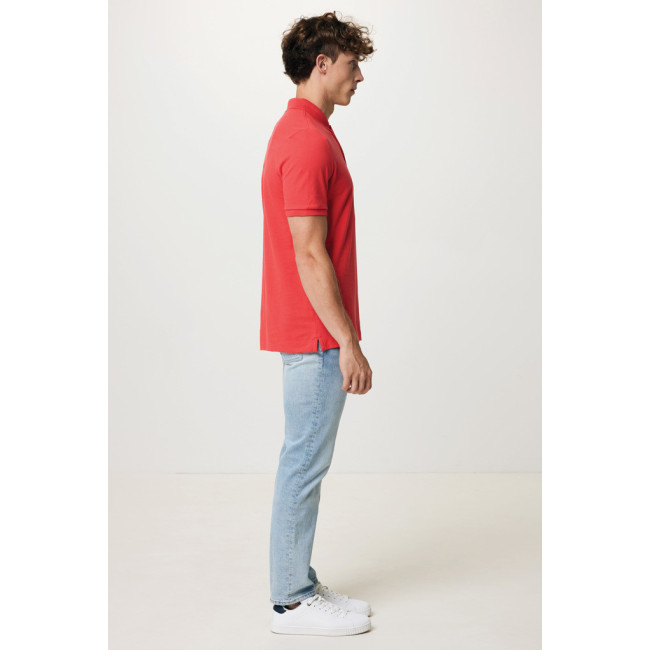 Polo publicitaire en coton piqué et recyclé Iqoniq Yosemite 