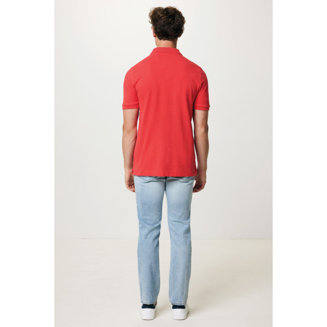 Polo publicitaire en coton piqué et recyclé Iqoniq Yosemite 