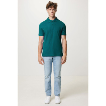 Polo publicitaire en coton piqué et recyclé Iqoniq Yosemite 