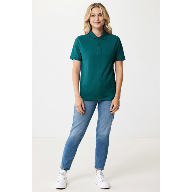 Polo publicitaire en coton piqué et recyclé Iqoniq Yosemite 