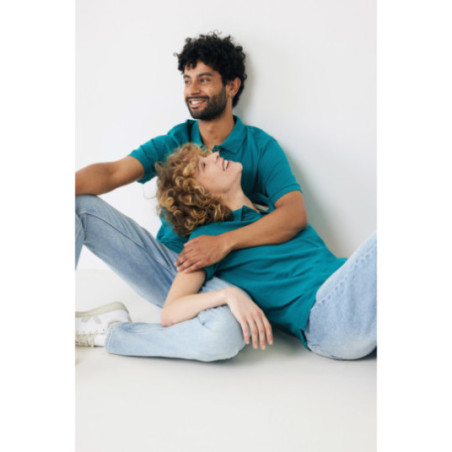 Polo publicitaire en coton piqué et recyclé Iqoniq Yosemite 