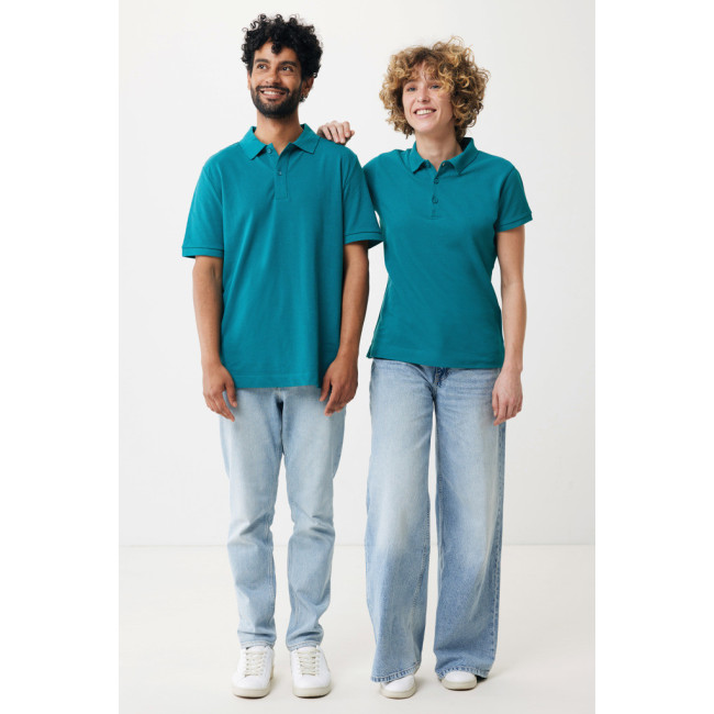 Polo publicitaire en coton piqué et recyclé Iqoniq Yosemite 