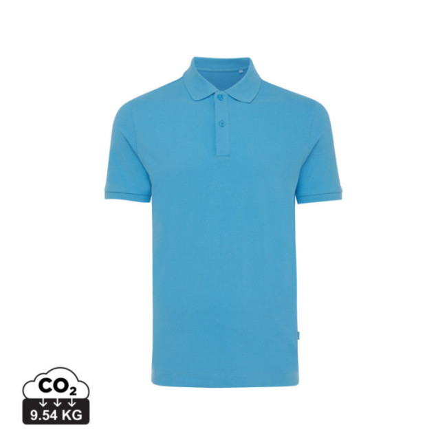 Polo publicitaire en coton piqué et recyclé Iqoniq Yosemite 