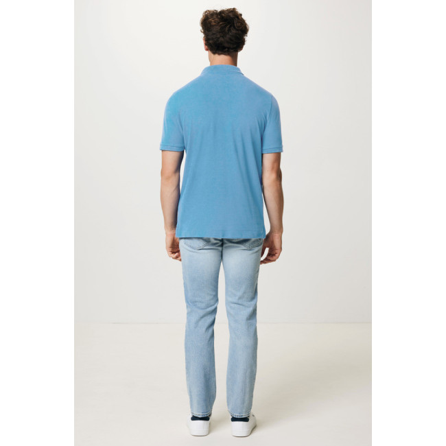 Polo publicitaire en coton piqué et recyclé Iqoniq Yosemite 
