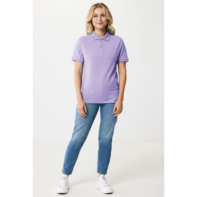 Polo publicitaire en coton piqué et recyclé Iqoniq Yosemite 