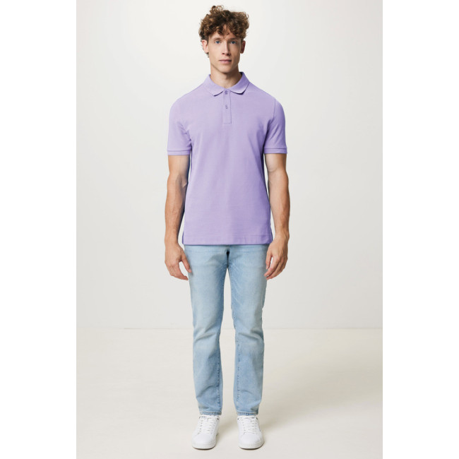 Polo publicitaire en coton piqué et recyclé Iqoniq Yosemite 