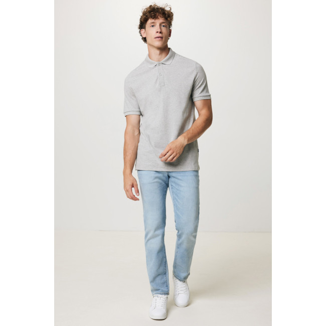Polo publicitaire en coton piqué et recyclé Iqoniq Yosemite 