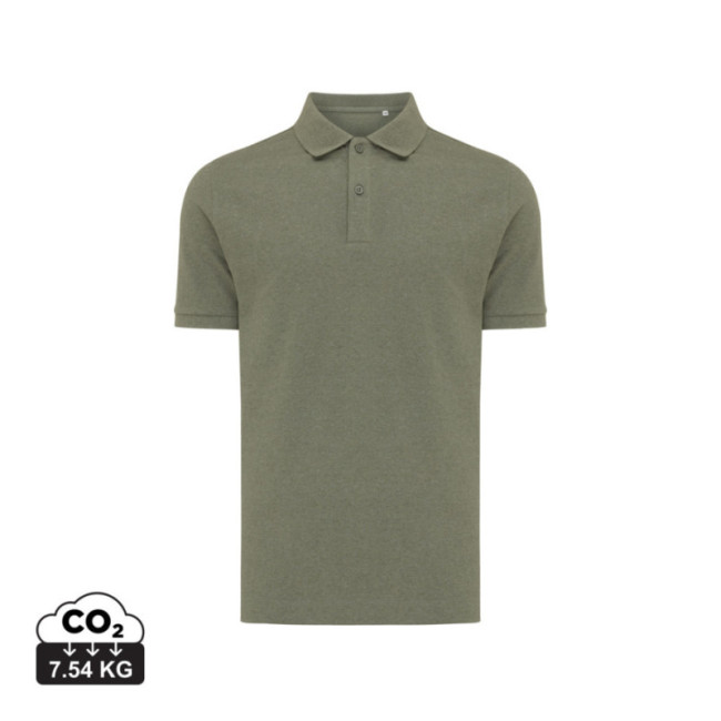 Polo publicitaire en coton piqué et recyclé Iqoniq Yosemite 