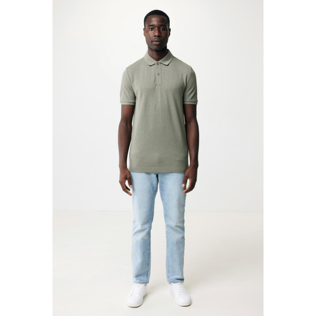 Polo publicitaire en coton piqué et recyclé Iqoniq Yosemite 