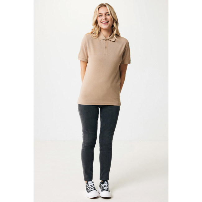 Polo publicitaire en coton piqué et recyclé Iqoniq Yosemite 
