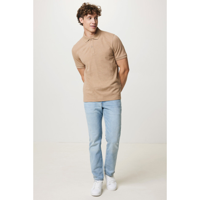 Polo publicitaire en coton piqué et recyclé Iqoniq Yosemite 