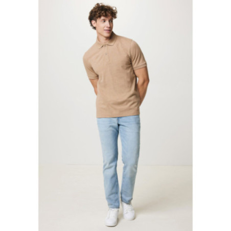 Polo publicitaire en coton piqué et recyclé Iqoniq Yosemite 