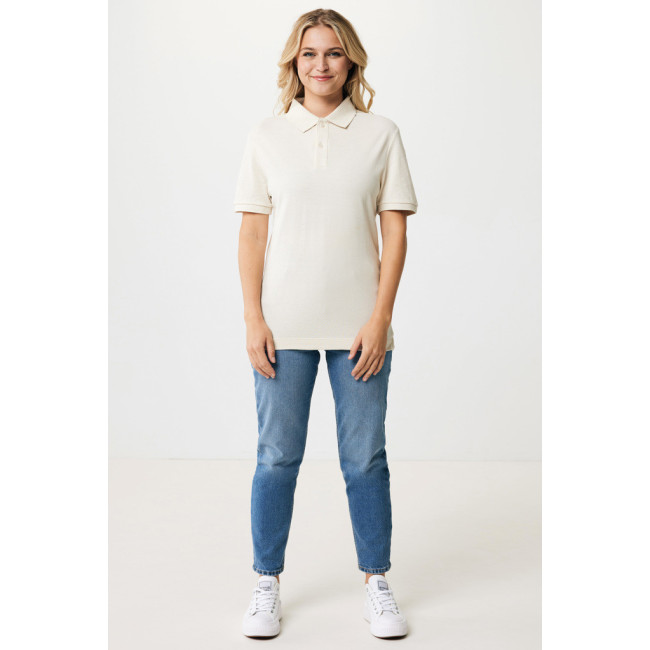 Polo publicitaire en coton piqué et recyclé Iqoniq Yosemite 