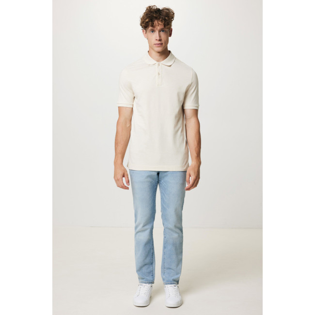 Polo publicitaire en coton piqué et recyclé Iqoniq Yosemite 