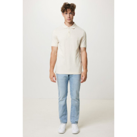 Polo publicitaire en coton piqué et recyclé Iqoniq Yosemite 