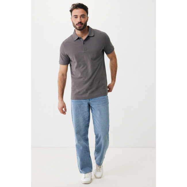 Polo publicitaire en coton piqué et recyclé Iqoniq Yosemite 