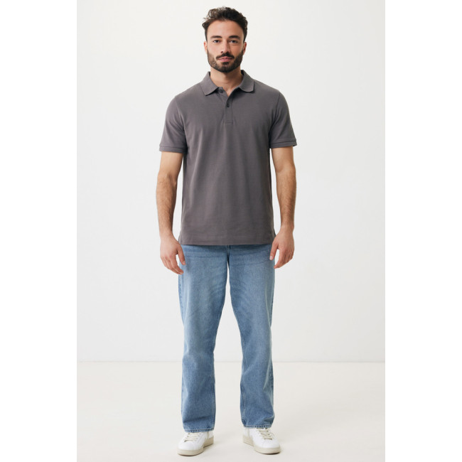Polo publicitaire en coton piqué et recyclé Iqoniq Yosemite 
