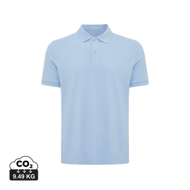Polo publicitaire en coton piqué et recyclé Iqoniq Yosemite 