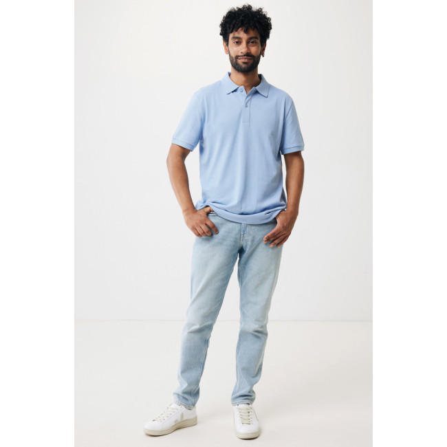 Polo publicitaire en coton piqué et recyclé Iqoniq Yosemite 