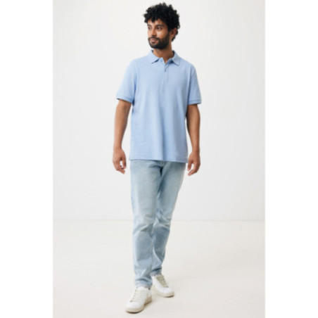 Polo publicitaire en coton piqué et recyclé Iqoniq Yosemite 