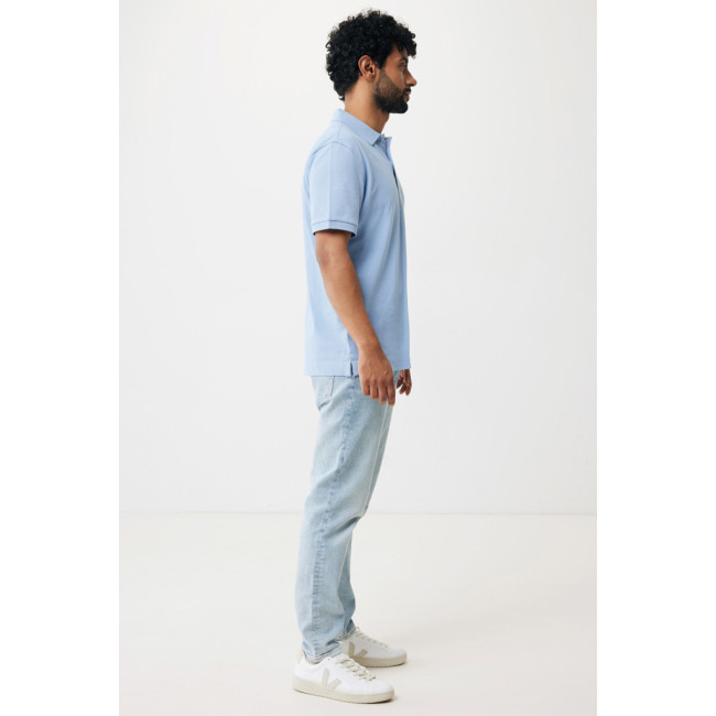 Polo publicitaire en coton piqué et recyclé Iqoniq Yosemite 