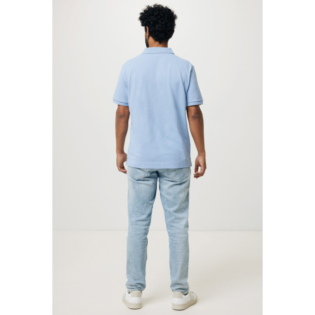 Polo publicitaire en coton piqué et recyclé Iqoniq Yosemite 