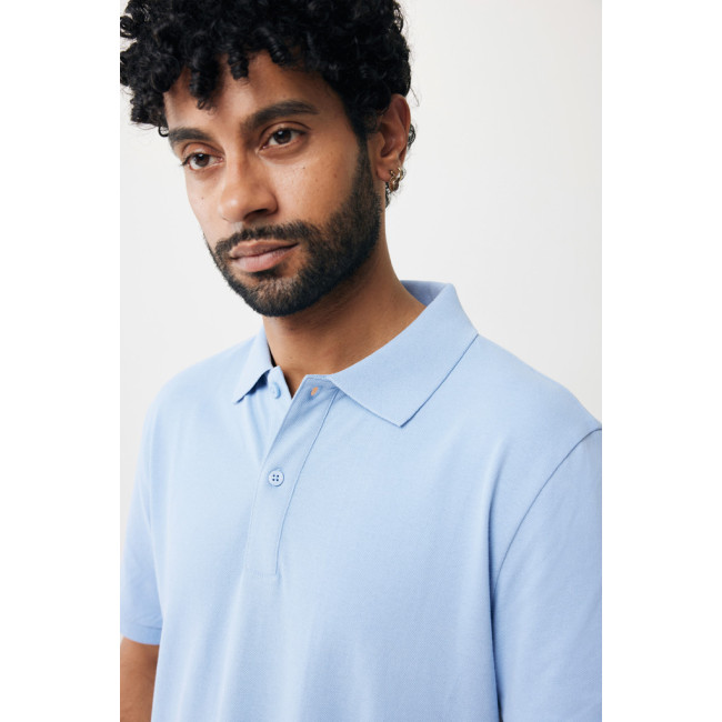 Polo publicitaire en coton piqué et recyclé Iqoniq Yosemite 