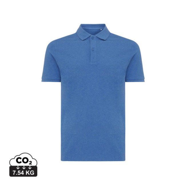 Polo publicitaire en coton piqué et recyclé Iqoniq Yosemite 