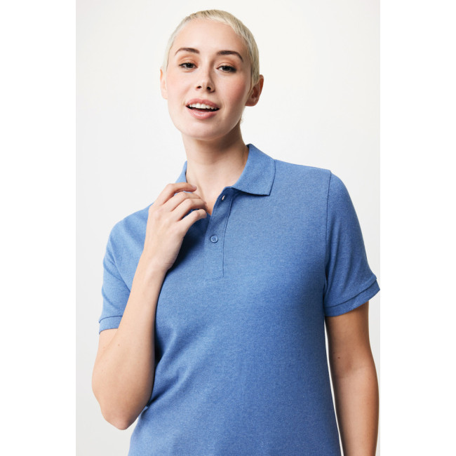 Polo publicitaire en coton piqué et recyclé Iqoniq Yosemite 