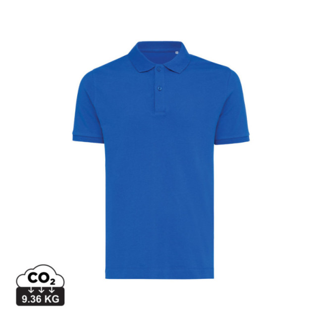 Polo publicitaire en coton piqué et recyclé Iqoniq Yosemite 