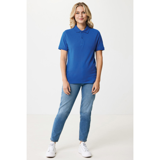 Polo publicitaire en coton piqué et recyclé Iqoniq Yosemite 