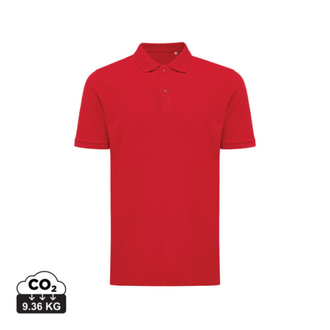 Polo publicitaire en coton piqué et recyclé Iqoniq Yosemite 