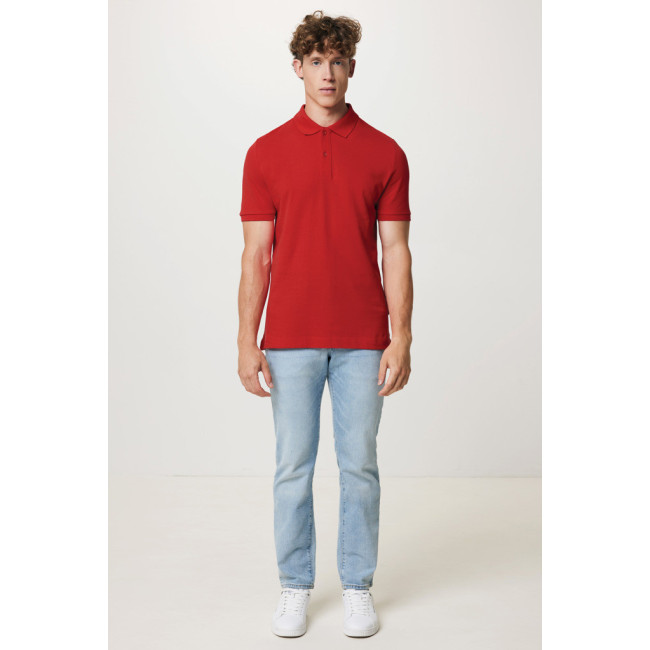 Polo publicitaire en coton piqué et recyclé Iqoniq Yosemite 