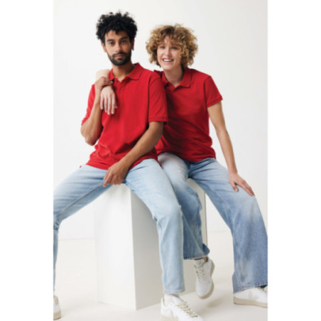 Polo publicitaire en coton piqué et recyclé Iqoniq Yosemite 