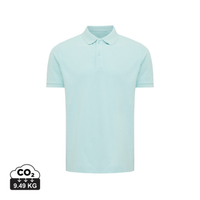 Polo publicitaire en coton piqué et recyclé Iqoniq Yosemite 