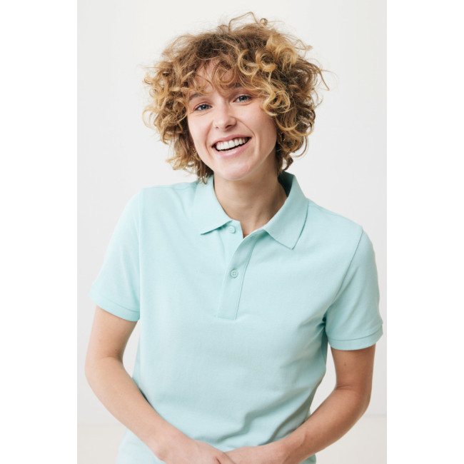 Polo publicitaire en coton piqué et recyclé Iqoniq Yosemite 