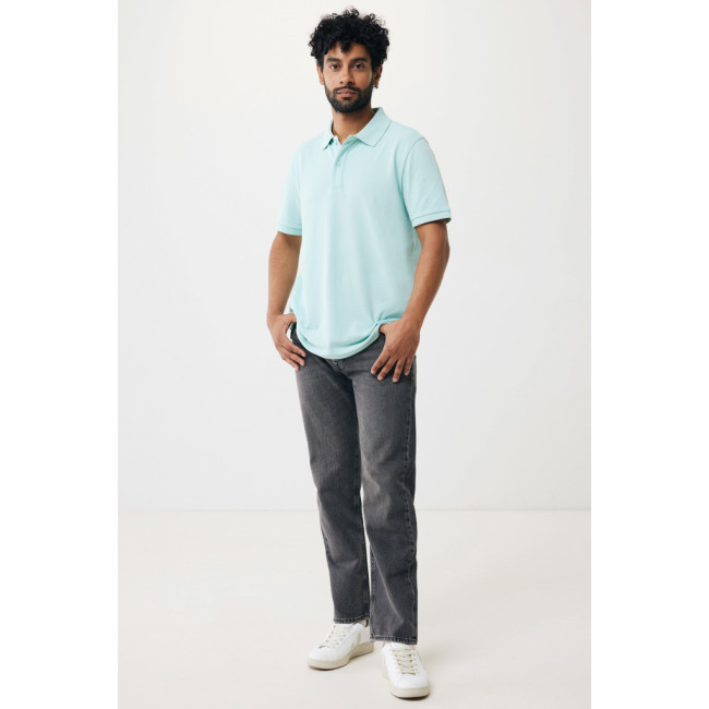 Polo publicitaire en coton piqué et recyclé Iqoniq Yosemite 