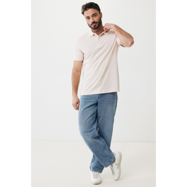 Polo publicitaire en coton piqué et recyclé Iqoniq Yosemite 