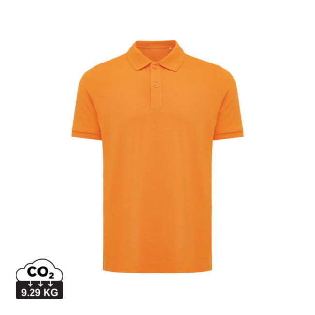 Polo publicitaire en coton piqué et recyclé Iqoniq Yosemite 