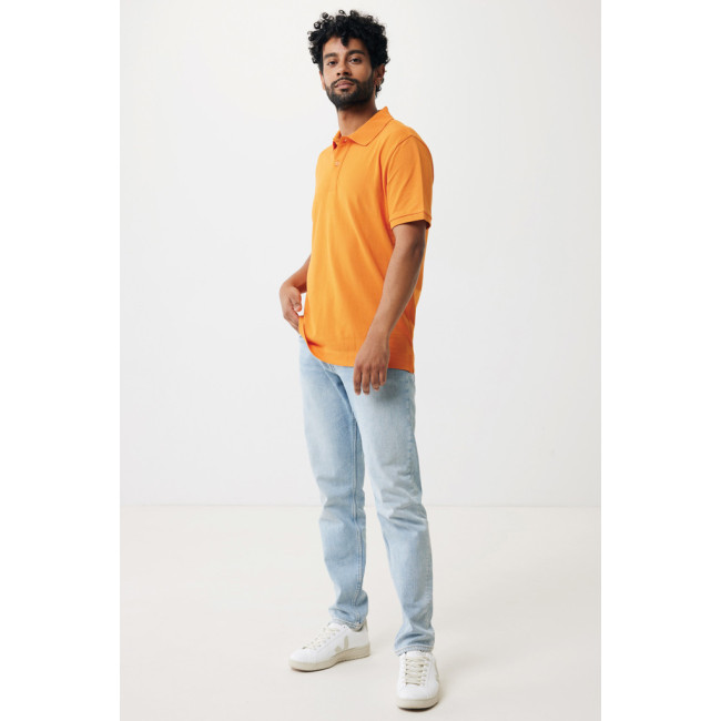 Polo publicitaire en coton piqué et recyclé Iqoniq Yosemite 
