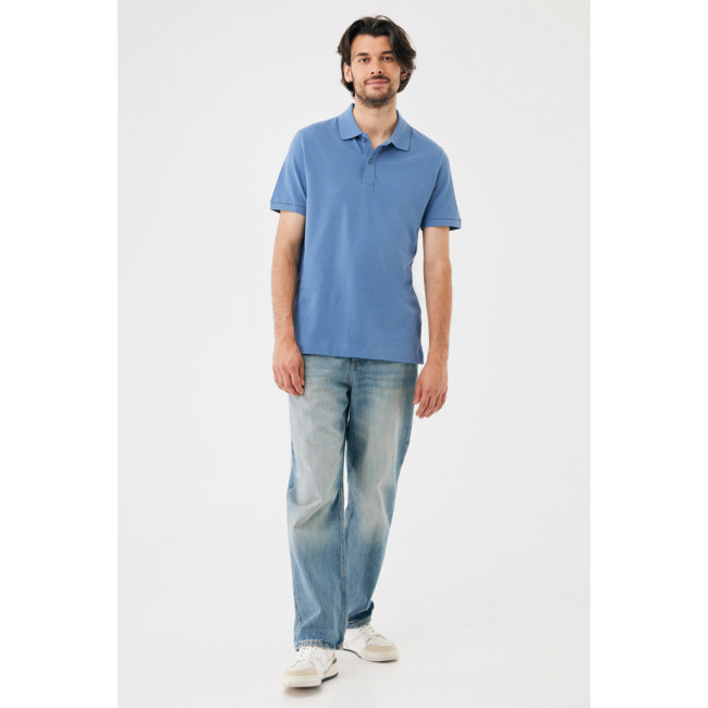 Polo publicitaire en coton piqué et recyclé Iqoniq Yosemite 