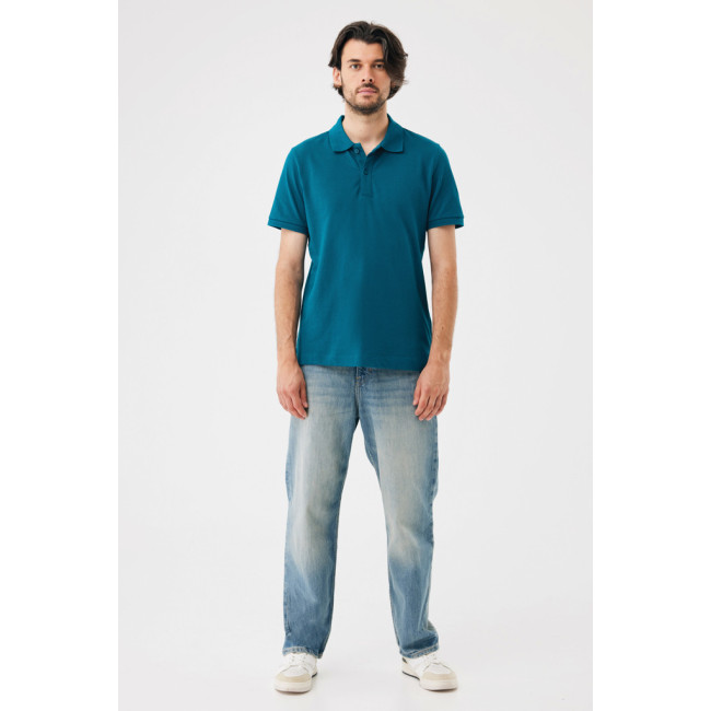 Polo publicitaire en coton piqué et recyclé Iqoniq Yosemite 