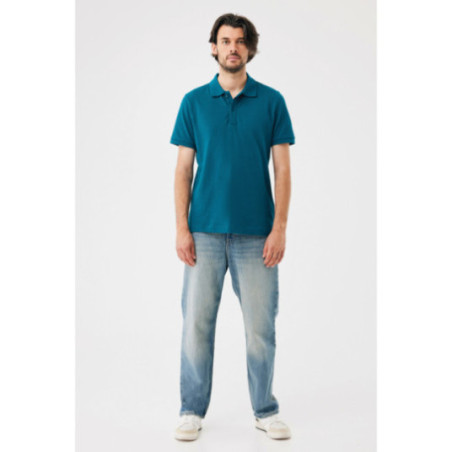 Polo publicitaire en coton piqué et recyclé Iqoniq Yosemite 