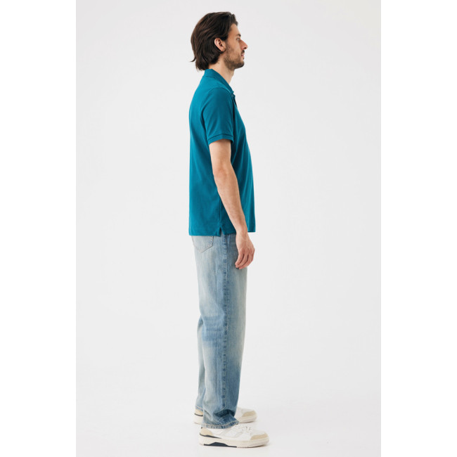 Polo publicitaire en coton piqué et recyclé Iqoniq Yosemite 