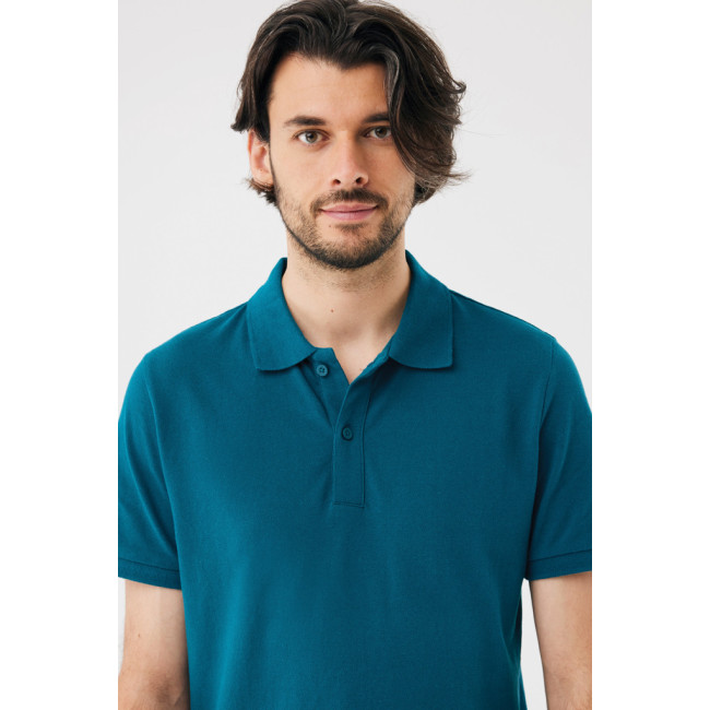 Polo publicitaire en coton piqué et recyclé Iqoniq Yosemite 
