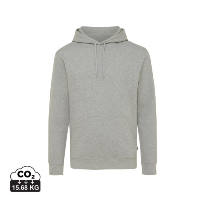 Sweat à capuche en coton recyclé non teinté Iqoniq Torres 