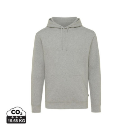 Sweat à capuche en coton recyclé non teinté Iqoniq Torres 