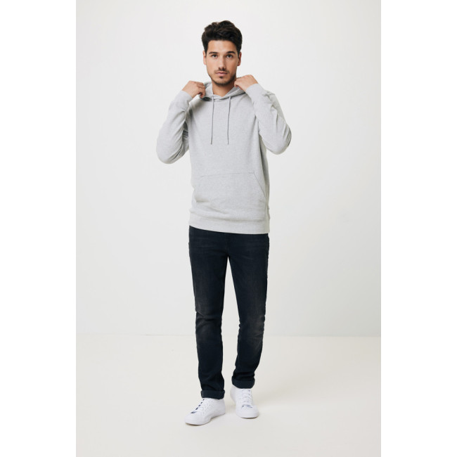 Sweat à capuche en coton recyclé non teinté Iqoniq Torres 