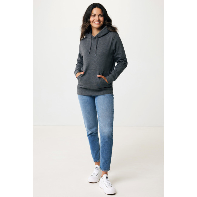 Sweat à capuche en coton recyclé non teinté Iqoniq Torres 