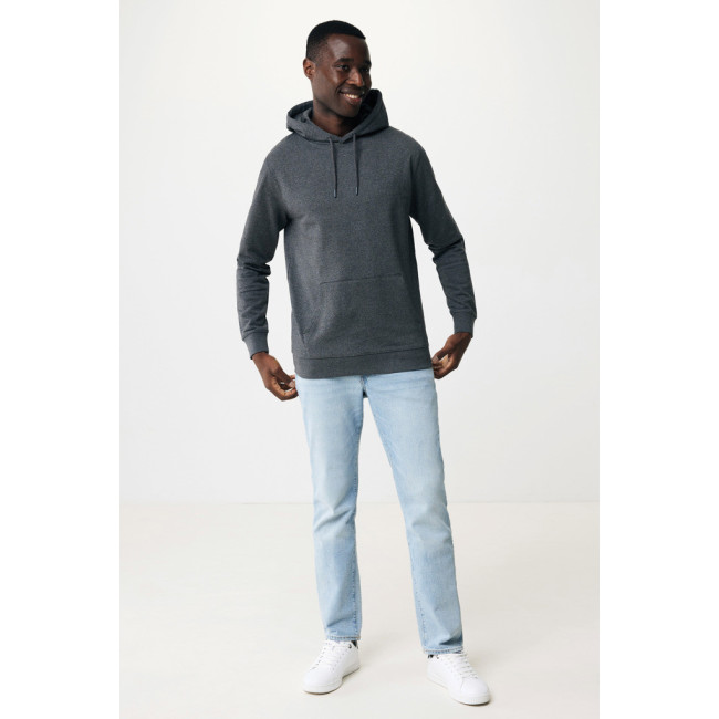 Sweat à capuche en coton recyclé non teinté Iqoniq Torres 